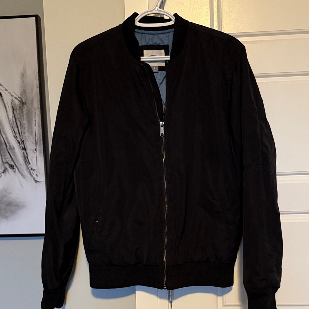 Black Bomber Jacket